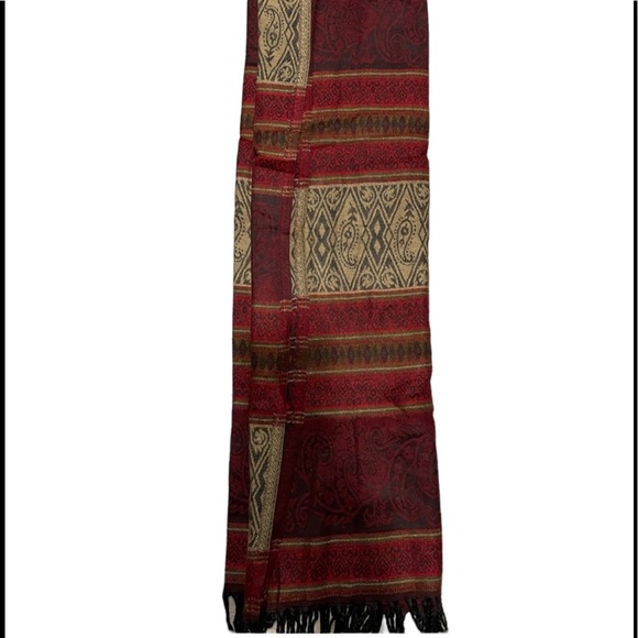 NWT.  Scarf by Sacred Threads. 02 BL/BL 219777 - Picture 7 of 8